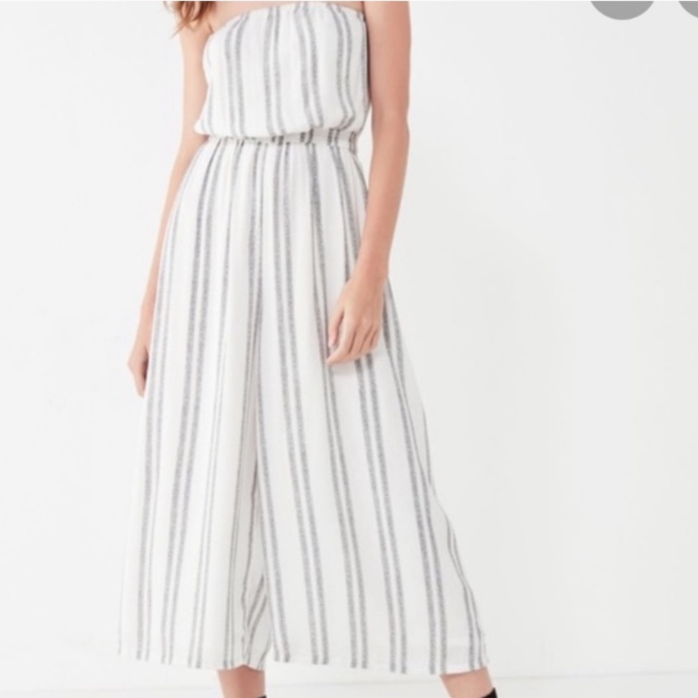 Silence + Noise Jumpsuit Striped Urban Outfitters